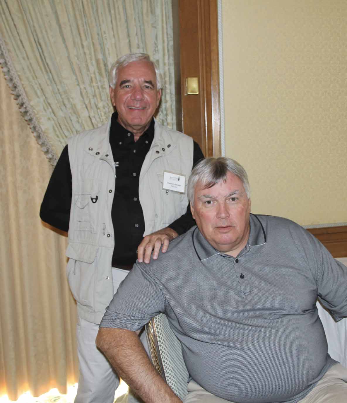 Operations Manager Ted Law and Director Robert Whitley.